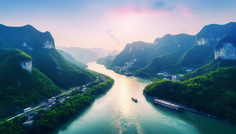 万州三峡库区青山绿水山水自然风光,高清,摄影图,摄影图片,图片大全,摄影图免费下载